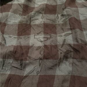 Harley Davidson Plaid Patterned Fabric
